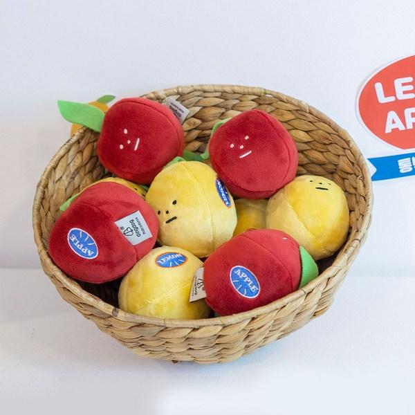 Dingdog Pet Gaeruts Sada pískacích hraček Lemon Aepong + pohlednice, smíšené barvy, 1 sada