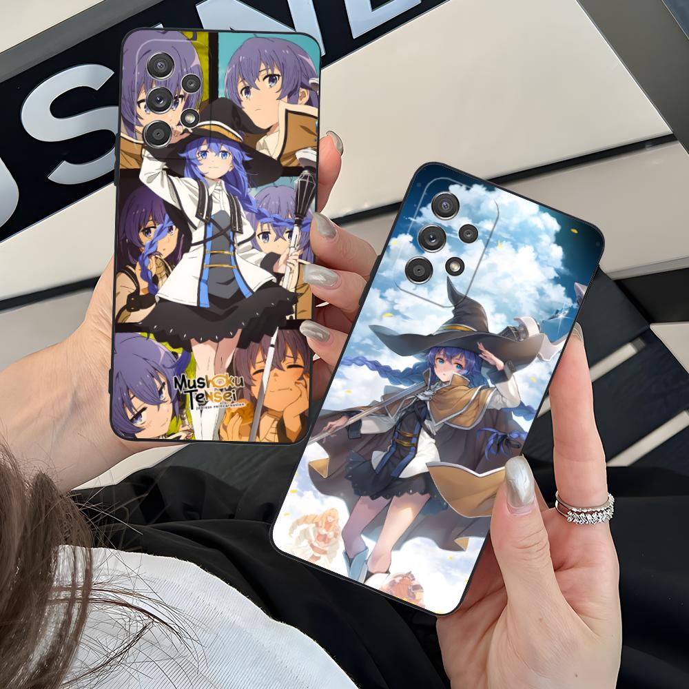 Mushoku Tensei Roxy Mobile Phone Case for Samsung Galaxy M55 54 42 35 34 33 32 23 22 15 14 13 12 F55 5G Colorful Cover Luxury