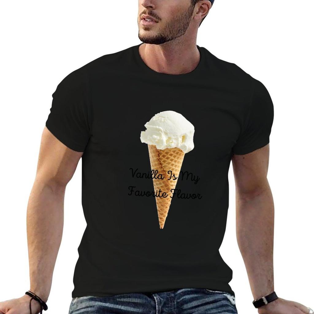 Vanilla Is My Favorite Flavor TShirt Unisex T Shirt Cotton 100 T Shirt Unisex Casual T Shirt Custom Print TShirt