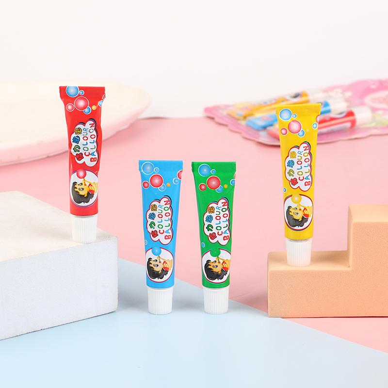 1/3Pcs Blowing Colorful Bubble Ball Plastic Balloon Won'T Burst Safe For Kids Boys Girls Gift Cartoon Magic Bubble Glue Toy