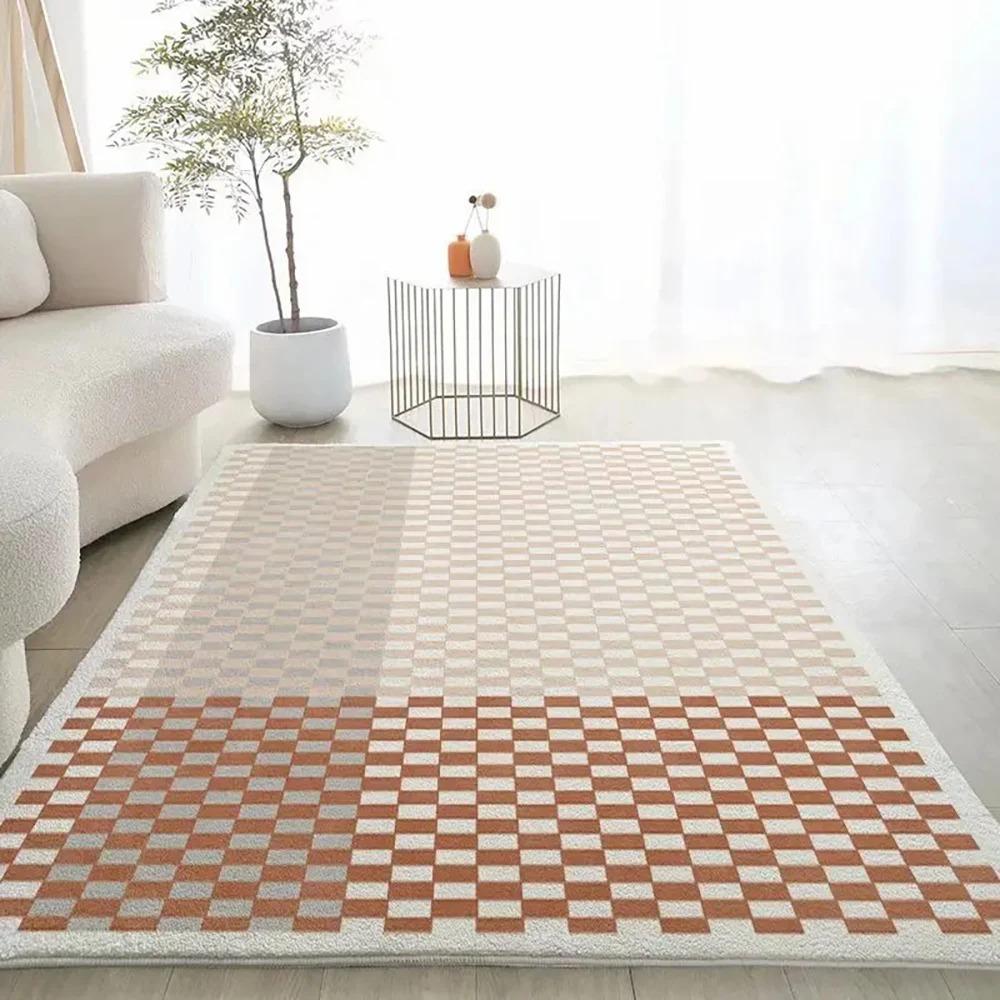 Nordic Minimalist Style Rug Carpet For Bedroom Living Room Home Sofa Decoration Large Decor Floor Mat Gift Washable Rug