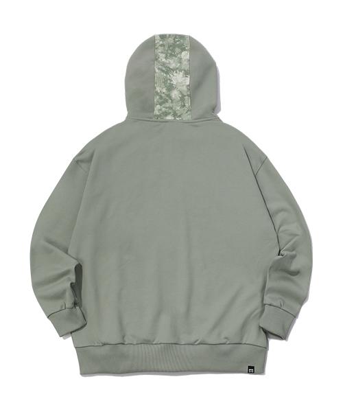 Episode Untitled Washing Applique Hood Zip-Up_Khaki