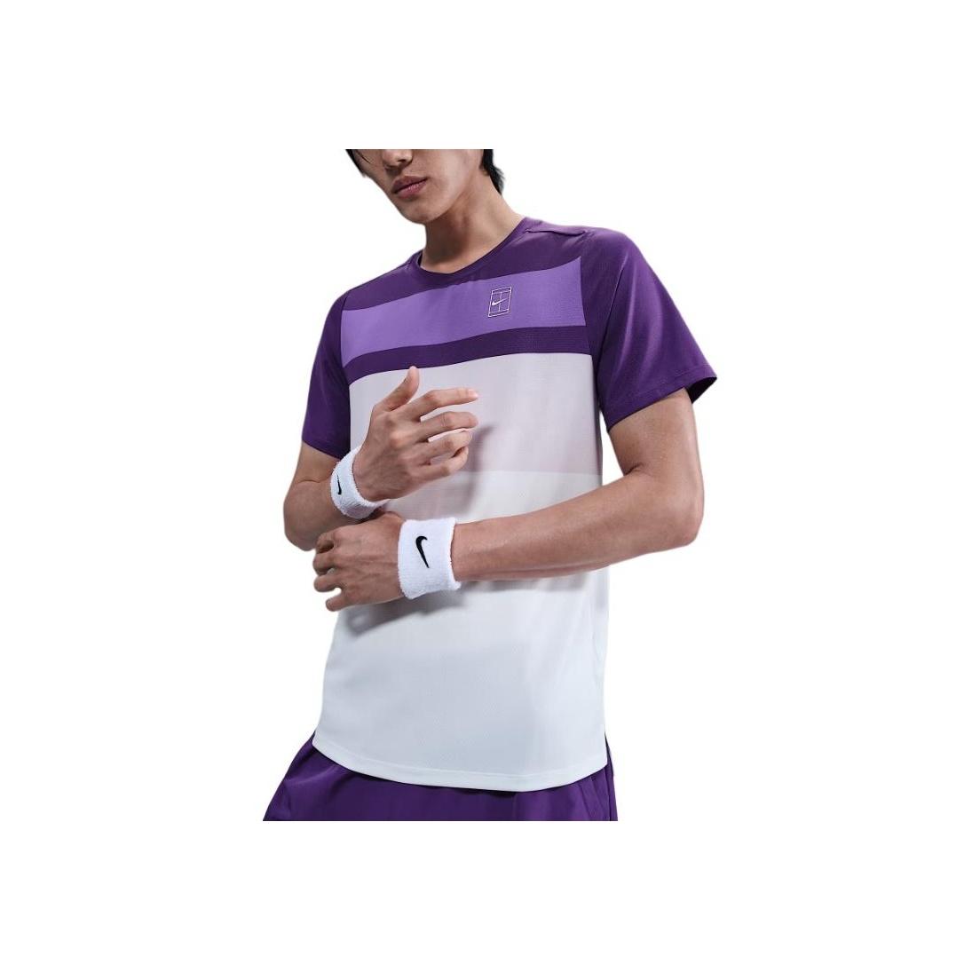 

Nike Color Block Round Neck Slim Fit T-Shirt Men Tops FZ9846-507 XXL