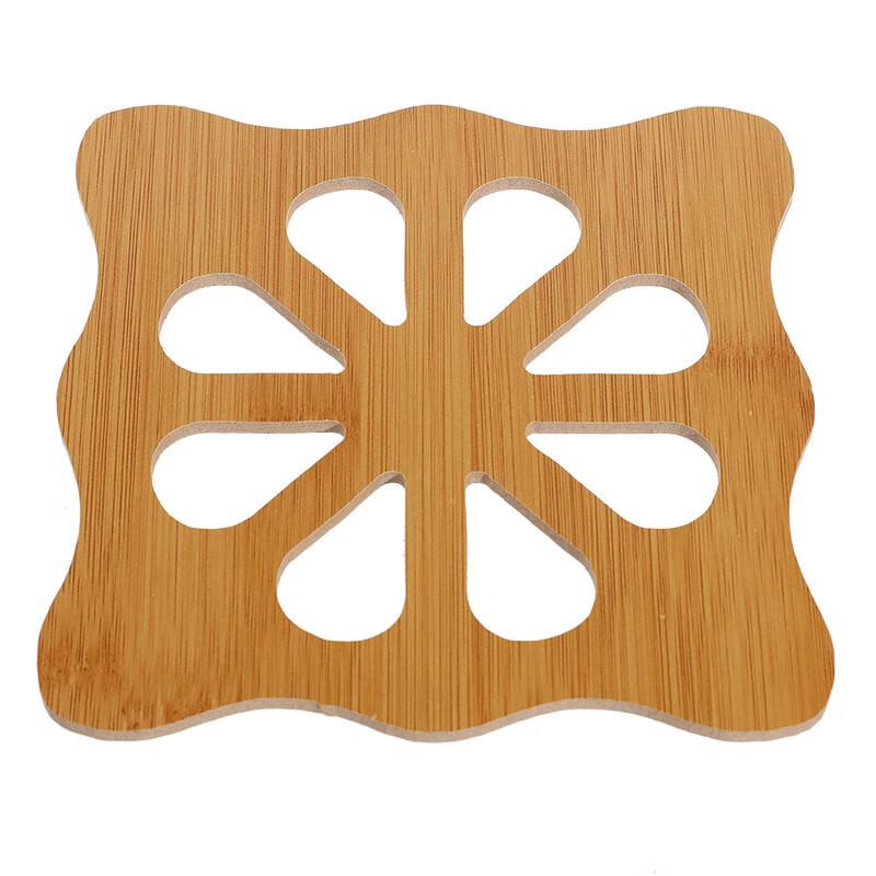 Wooden Cartoon Floral Heat-Resistant Coasters & Mats (Pack of 60)