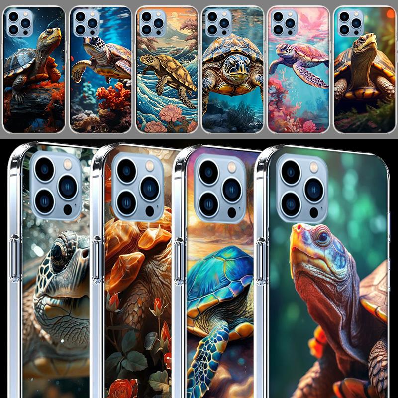 Marine Organisms, Sea Turtles, And Animals Cases Phone Case For Iphone 17E 16E 17 Air 16 Pro Max 15 Pro 14 Plus 11 13 12 Mini Co