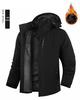 Men's Winter Plus-Size Cotton Jacket: Thick, Warm, Windproof, Waterproof, for Outdoor Activities