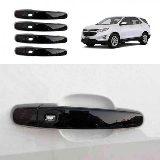 For Chevrolet Equinox 2018-23 Black ABS Exterior Outside Door Handle Cover Trim