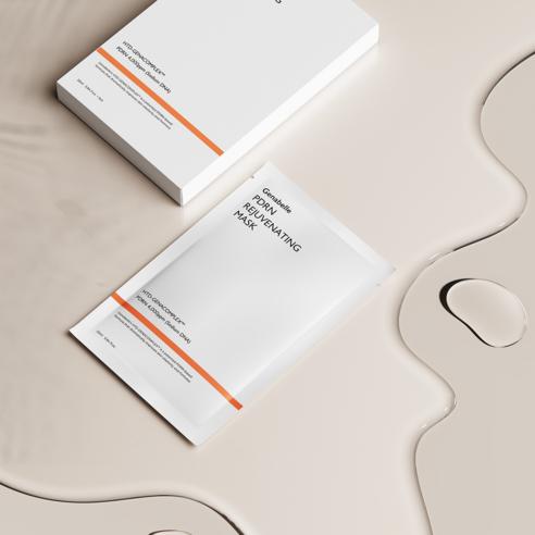 Genabelle PDRN Rejuvenating Mask Pack Hydrating Nourishing Facial Sheet Mask 5 Sheets