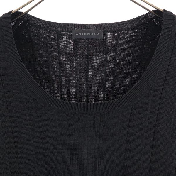 ANTEPRIMA Short sleeve sweater 38 black knit Women Used