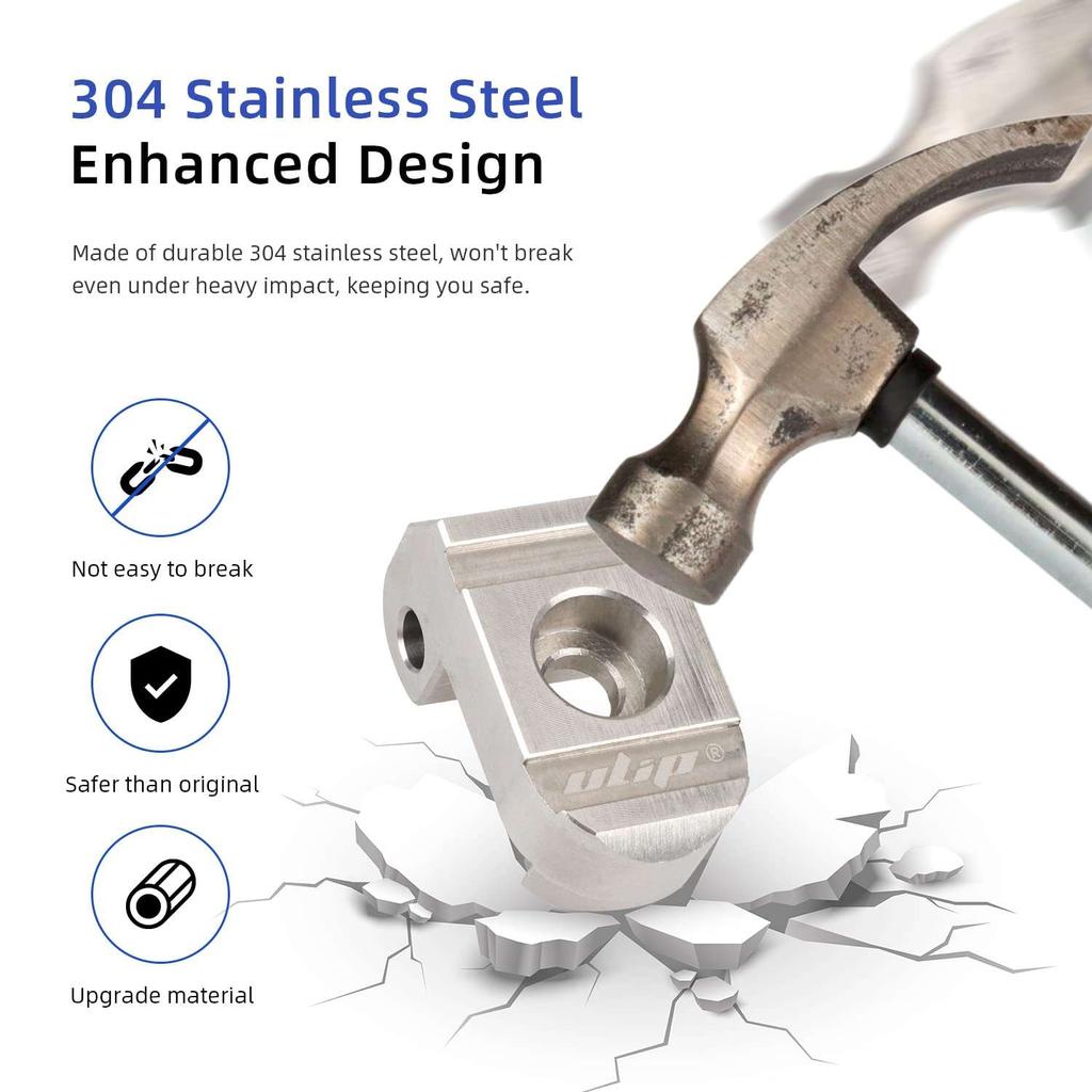 Ulip silver stainless steel folding buckle for xiaomi scooters with stainless steel axle