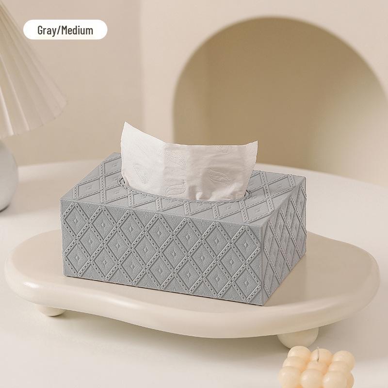 Luxury High-Capacity Tissue Storage Box for Home Use