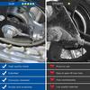 2 PCS Rear Chain Adjusters, Motorcycle Rear Chain Axle Adjusters Replaces 95014-10010, Metal Chain Tensioner for CT70 XR75 XR50R CRF80F CRF100F XL75,