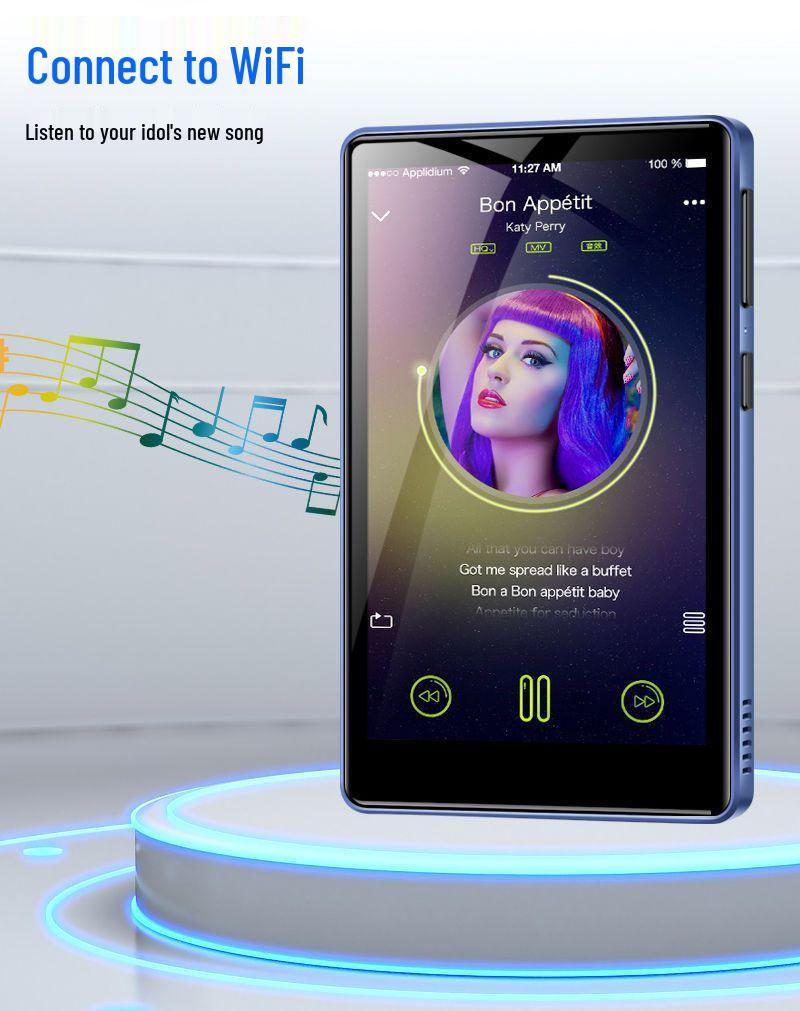 Full-Screen Android Device with Bluetooth for Audio-Visual Novels and Music