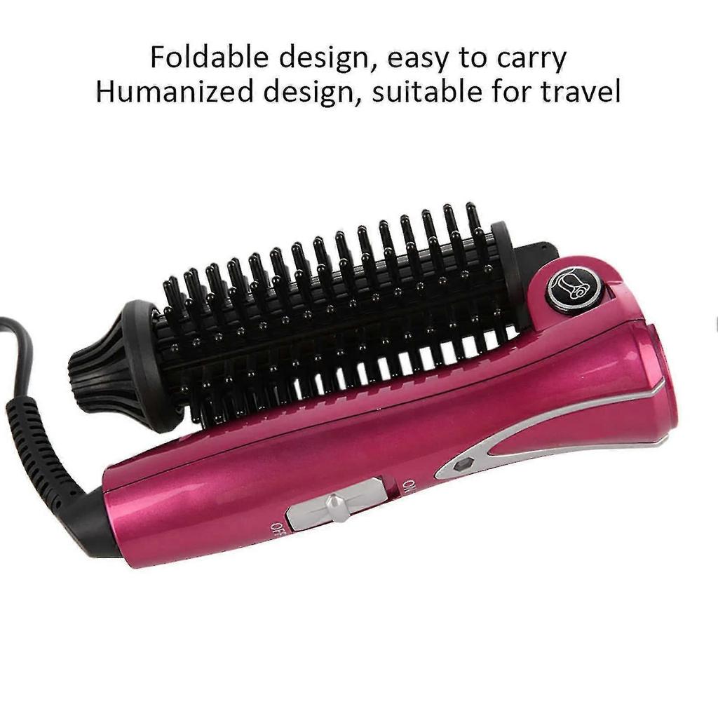Curling Iron Brush, Hair Curler Hot Brush Professional Anti-scald Instant Heat Up Curling Wands