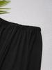 Pantaloni Kung Fu Unisex Vita Elastica Larga Pantaloni da Allenamento Taichi Arti Marziali