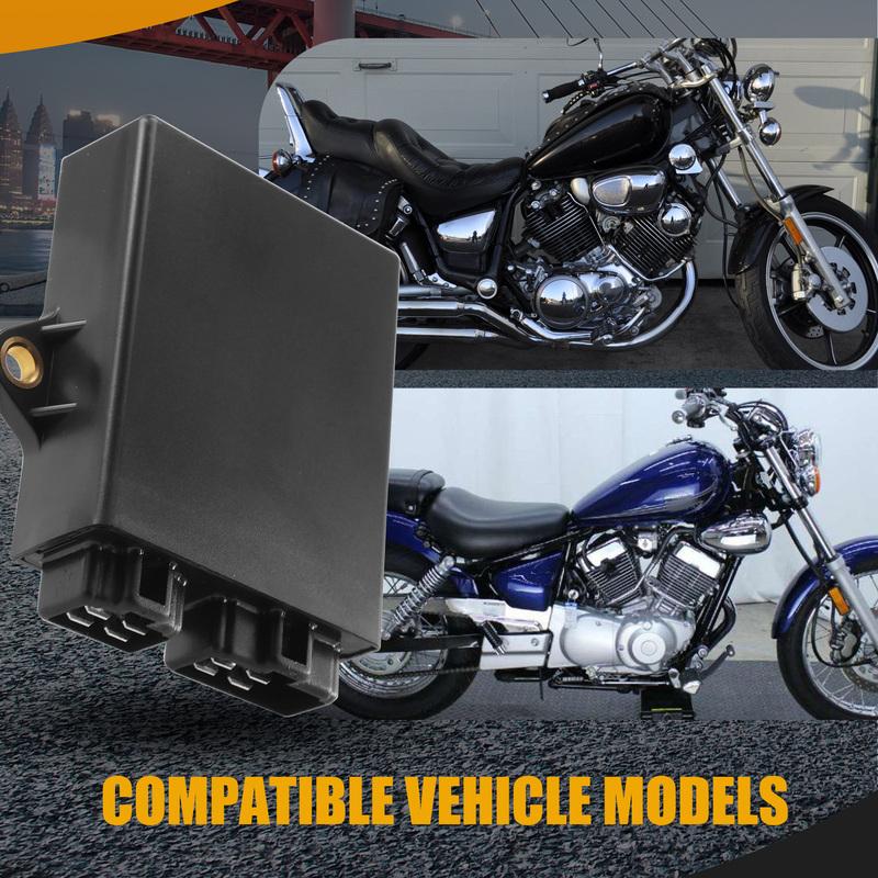 4Rf-82305-00 Motorcycle Cdi Box Ignition Control Unit For Virago 250 Xv250 V-Star 250Cc 1995-2007 Black