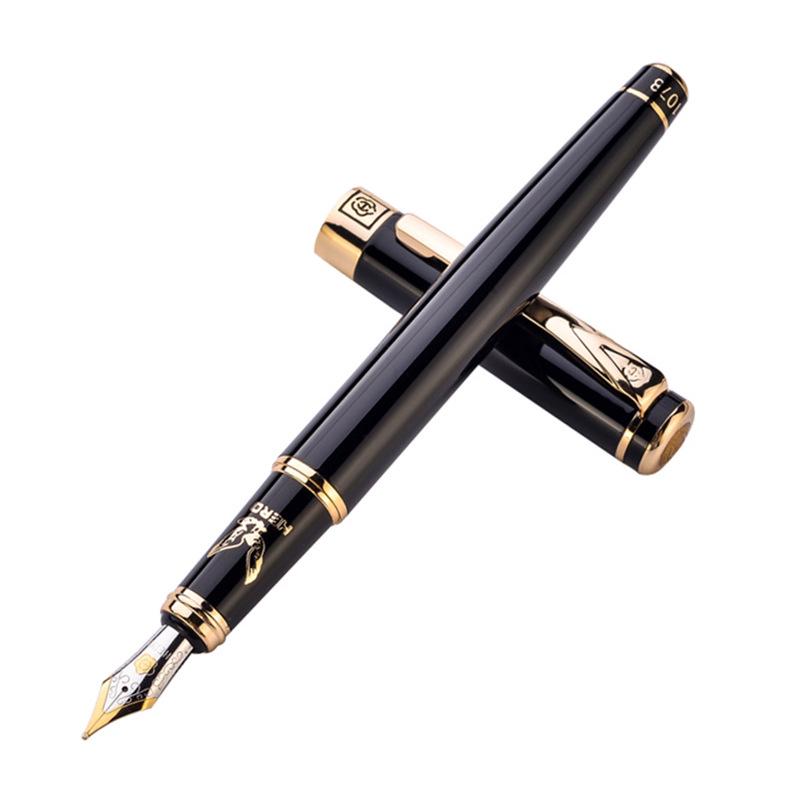 Hero 1078 Ballpoint Pen Set: Includes Fine, Art, and Bent Nibs with Ink In a Gift Box, Custom Engraving Available.