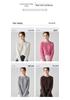 Women's Round Neck Cashmere Sweater - Autumn/Winter, Solid Color, Loose Fit, Long Sleeve Pullover