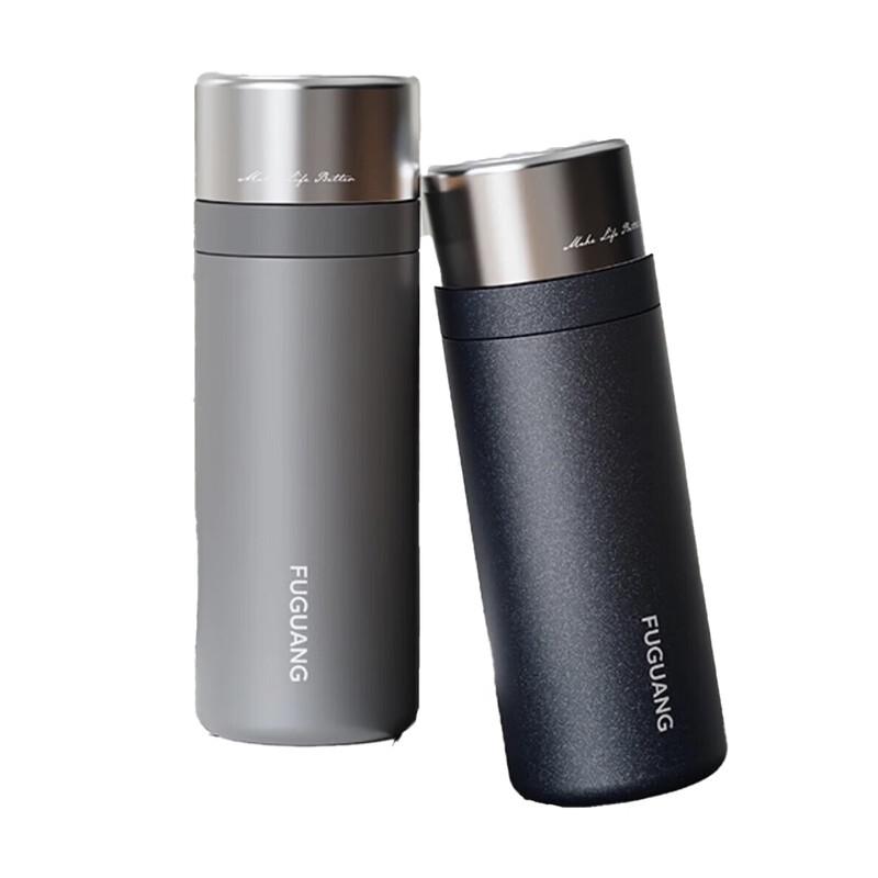 Fuguang 304 Stainless Steel Insulated Tea Tumbler with Infuser, 500ml