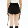 Bandage Sexy Y2k Shorts Women Streetwear Gothic Mini High Waist Lace Up Casual Tight Black Goth Club Fashion Summer Hot Pants