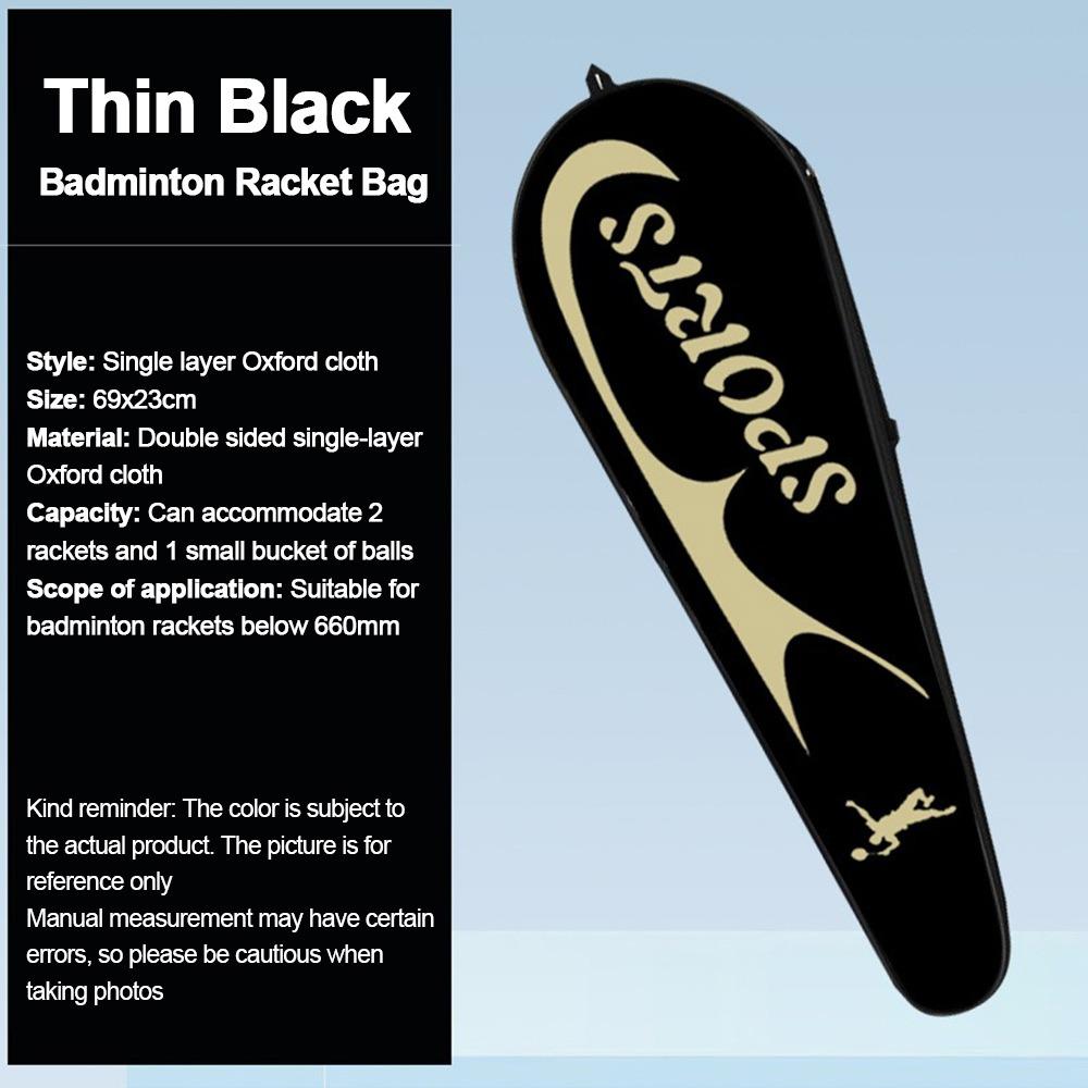 Waterproof Badminton Racket Cover Oxford Racket Protective Cover Racket Carrying Bag  Sport