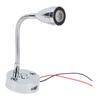 RV Reading Light LED Chrome Indoor Bedside Lamp Boat Yacht USB 3 Adjustable Light Color Touch Lamp D