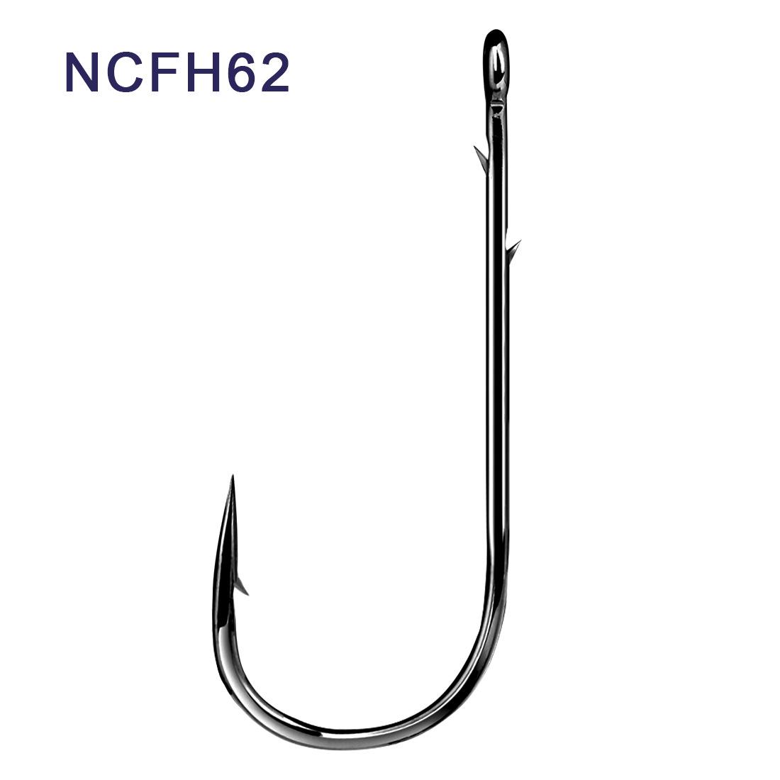 

Крючок с длинным цевьем, с двойной бородкой, из усиленной углеродистой стали, нескользящий крючок для мягкой приманки с бородками спереди и сзади 4/0# [25 pieces]