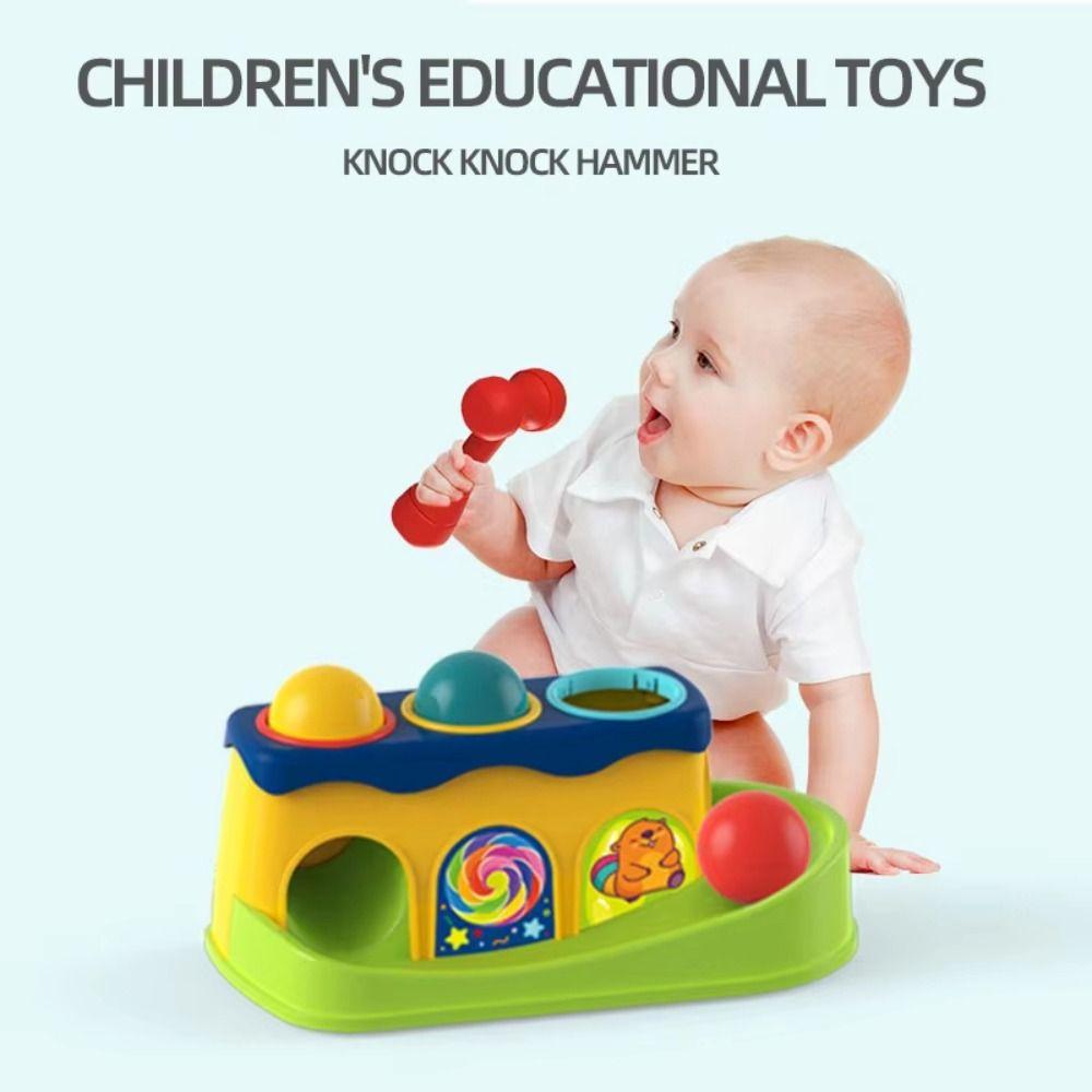 Making Sounds Interactive Hammer Toy Finger Skill Kids Pounding Hammers Interactive Toys