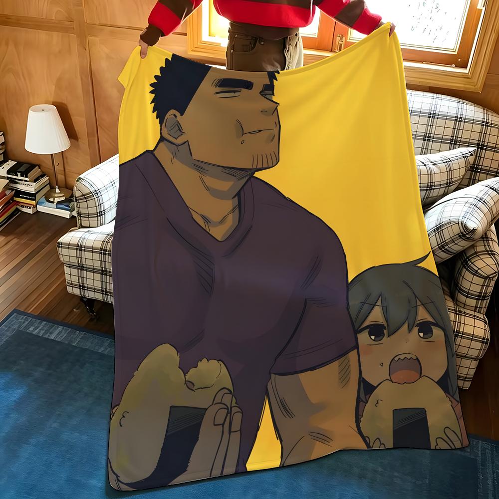 Anime M-My S-Senpai I-Is A-Annoying Throw Flannel Cozy Print Blanket, Portable, Durable Machine Washable Cute Cool