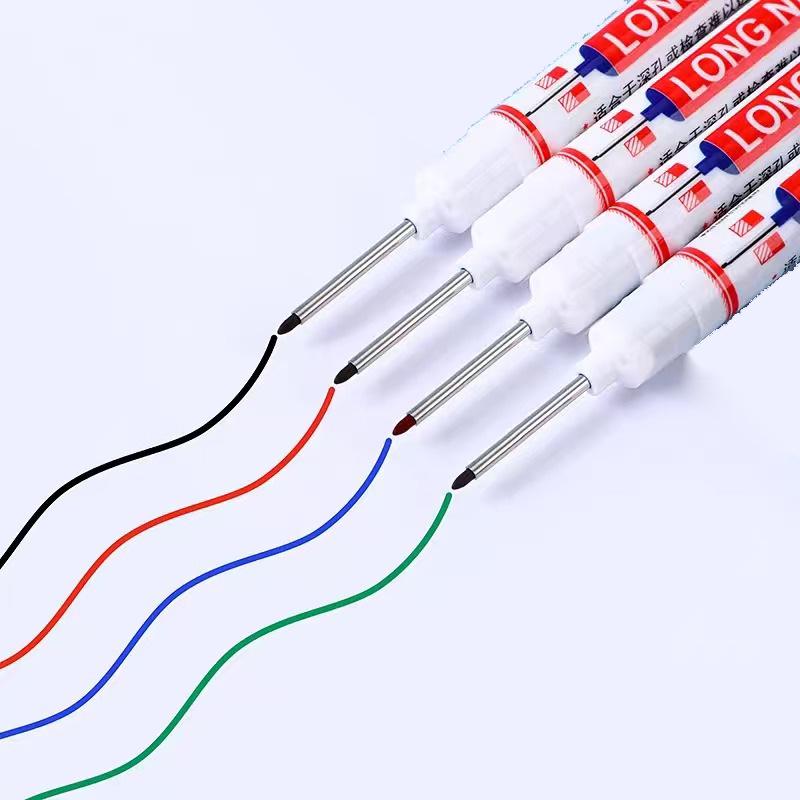 Waterproof Long Tip Marker Pen for Woodworking and Tile Marking