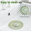 Durable Silicone Hair Catcher Shower Drain Easy Clean Round Floor Drain Cover Anti Clogging Bath Stopper Bathroom Accessory