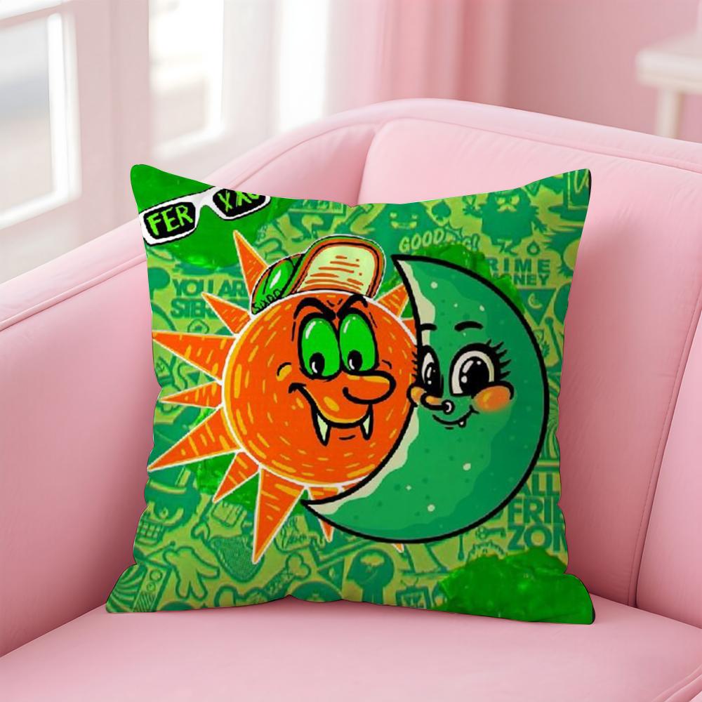 

Singer F-FeidS Luna Cushion Cover Comfortable Reversible Pillow Cover Ideal for Car Sofa Bedroom & Beyond 12x12Inch