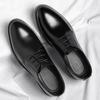 Wenzhou Leather Shoes Men's British Style Formal Men's Shoes Black Korean Version Commuter Suit Office Shoes 2025