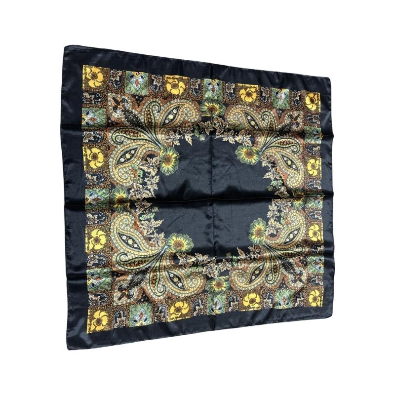 Breathable Paisleys Scarf Multipurpose Neckwear Handbag Decoration Easy Care Travel Essential Daily Outfit