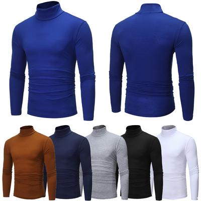 Men's Turtleneck Slim Fit Long Sleeve Jumper Casual High Collar Pullover Tops Basic Turtlenecks Slim Fit T-Shirts