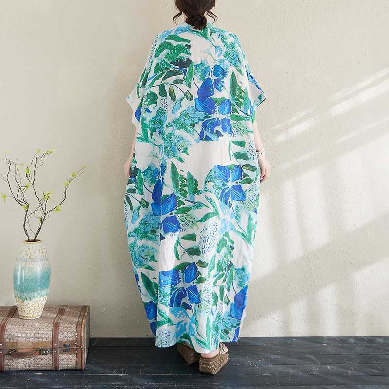 Summer V-neck Long Dress