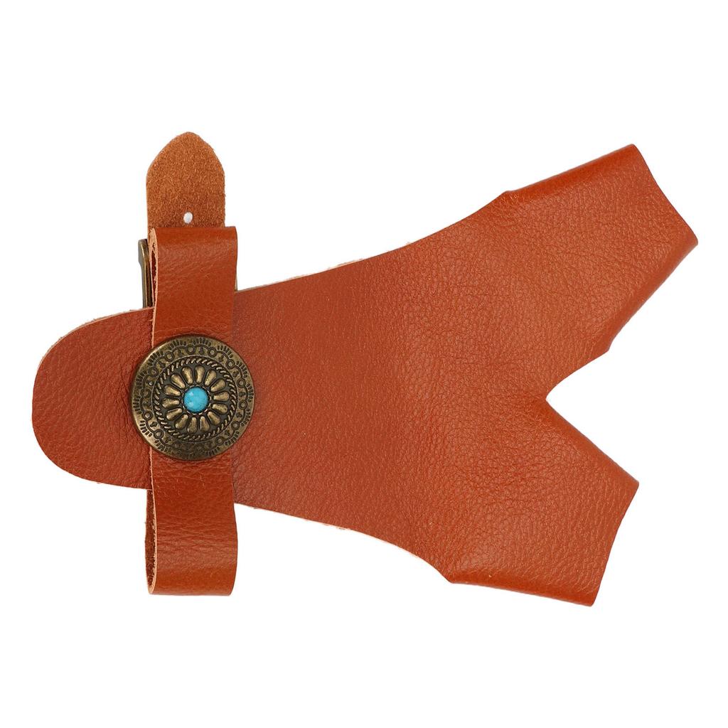 Archery Hand Guard PU Leather   Strap Vintage Rivet Decoration Hand Protector Glove