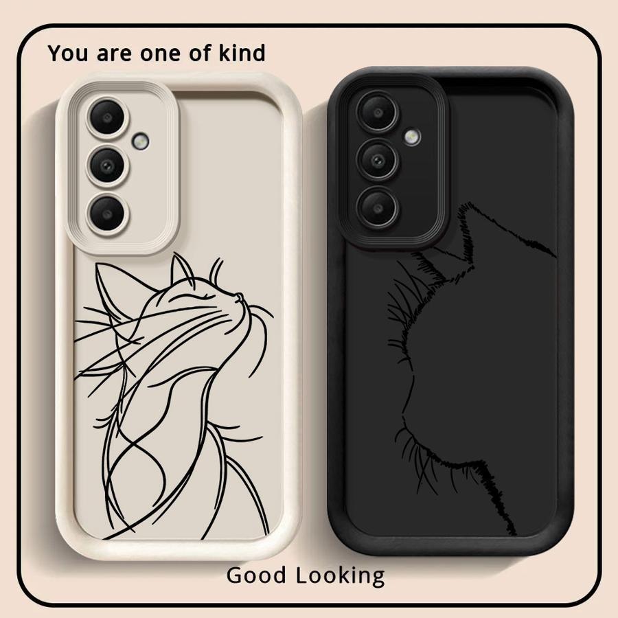 Proud Cat Phone Cover Case for Samsung Galaxy A15 A16 A71 A72 A56 A26 A32 A35 A36 A23 A51 A73 A12 A13 A53 A54 A34