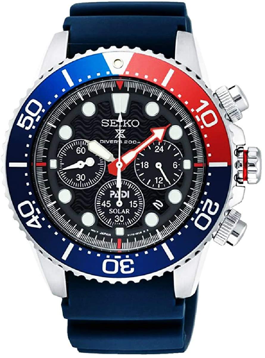 

Годинник SEIKO PROSPEX PADI Paddy Collaboration Solar Chronograph SSC663P1 [Seiko] Diver s [Item]