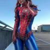 Body da Mulher-Aranha Fantasia de Super-heroína Menina-Aranha Cosplay Macacão Stretch Halloween Festa Fantasia
