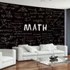 Colgante de Pared Educativo de Matemáticas con Ecuaciones, Gráficas y Geometría en Pizarra