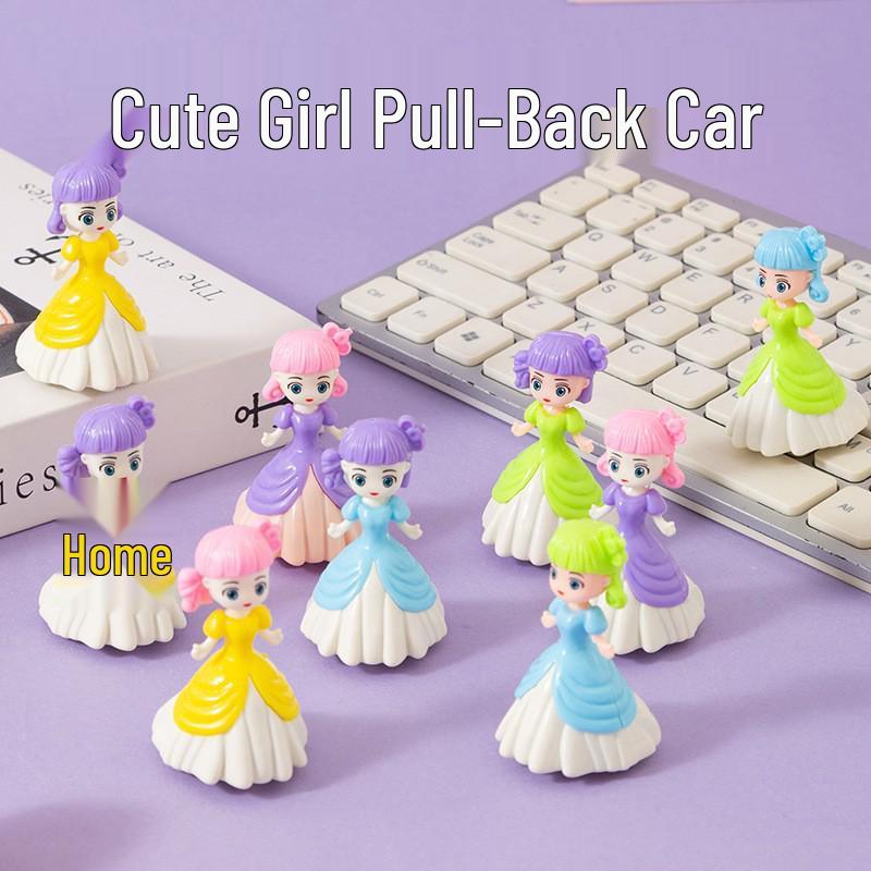 Princess Pull-Back Car: Cute Cartoon Toy & Gift for Girls See Details