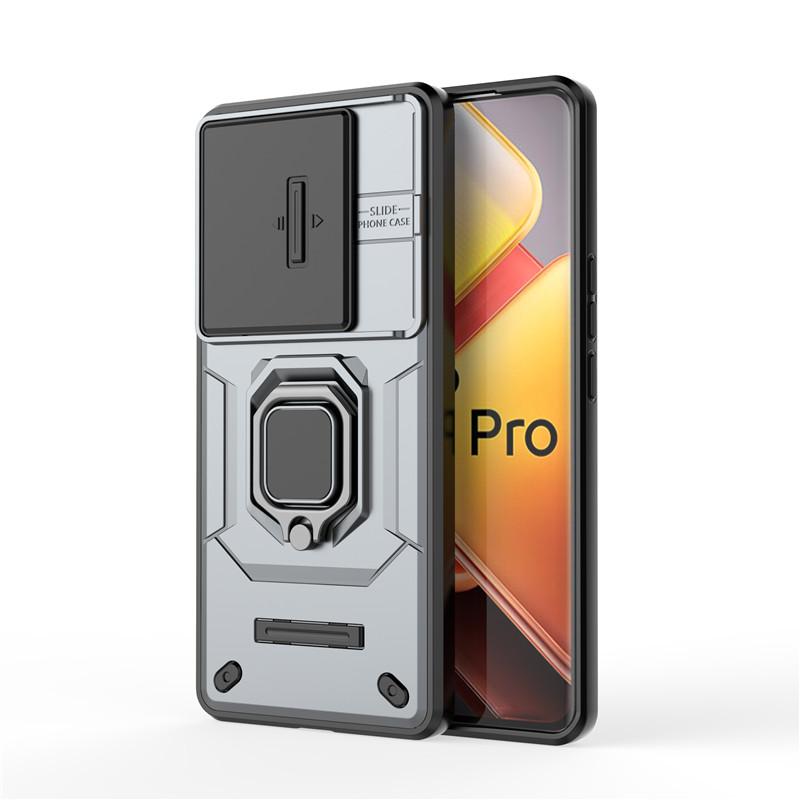 

For ViVo iQOO Z9s Pro Case ViVo iQOO Z9s Pro Cover Slide Camera Protector Holder Protective Phone Cases On iQOO Z9s Pro Funda For iQOO Z9s Pro серый