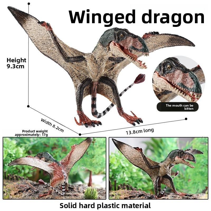 Junior Dinosaur Model With Movable Mouth For Kids Educational Play