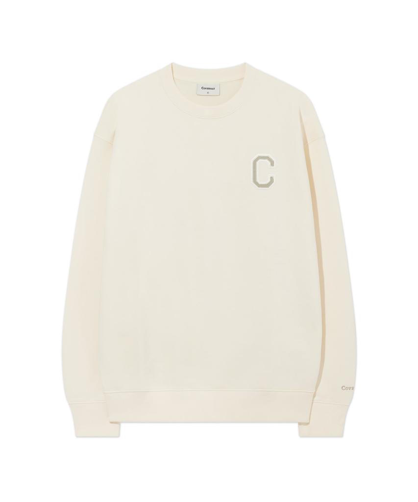 COVERNAT C Logo Sweatshirt Ivory