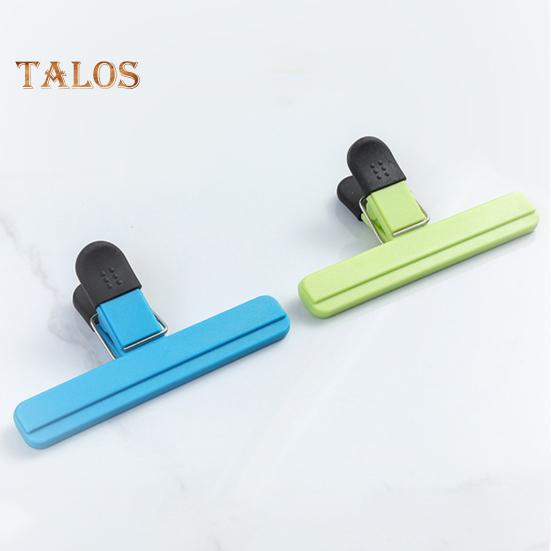 2Pcs Sealing Bag Clip Moistureproof Keep Freshing Easy To Use Useful Office Paper Files Clamp Snack Bag Seal Holder Household Supplies