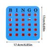 5 Stück Schiebe-Bingo-Spielkarten mit Abdeckklappen und Schiebern, Logik-Denkspiel, Lotteriekarten, Fingerspitzen-Partyspiel