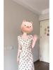 Petite Polka Dot White Summer Dress 2026: Waist-Cinched, Hip-Hugging, Long Dress with High-End Style and Elegance