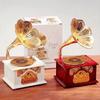 Vintage Style Hand Carousel Music Box with Drawer Classical Music Box  Wedding Gift