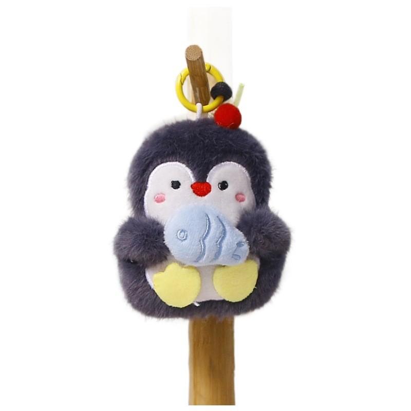 Cute Penguin Plush Keychain With Birthday Hat And Star Design For Kids And Teens Decor